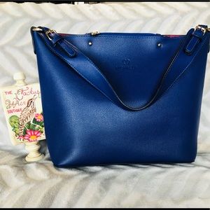 Michaela royal blue bag
